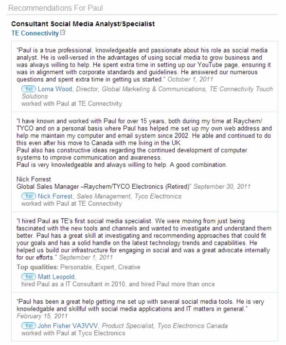 LinkedIn Screen shot
